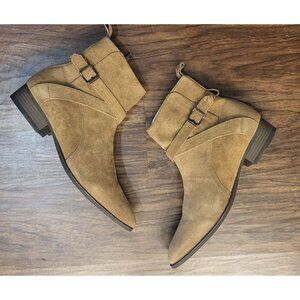 NWT Blake McCay Thayer Buckle Tan Suede Boot 10.5